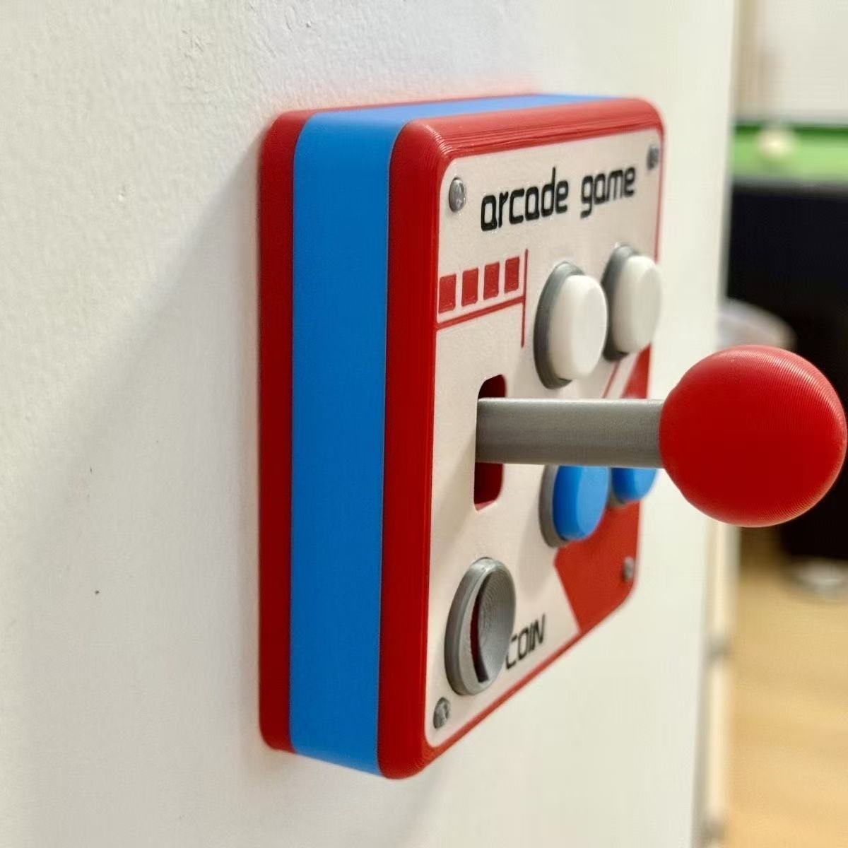 Arcade Vibes - Konsol game retro panas, joystick switch,