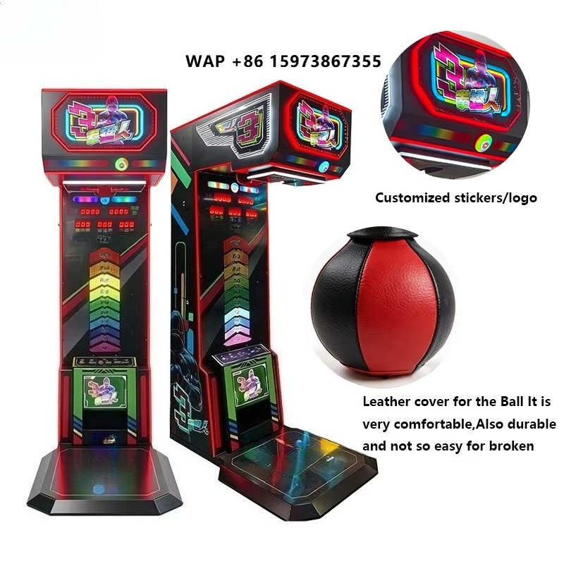 Arcade Games & Vending Llc - Mesin Simulator Tinju Elektronik Juara Tinju