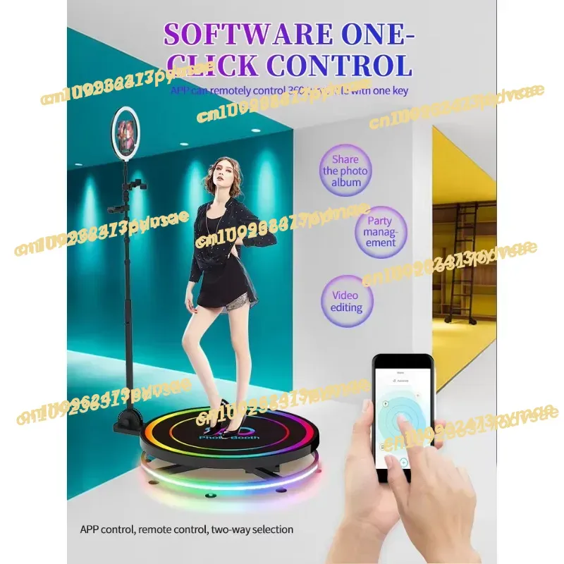 Photo Booth Machine - Mesin Rotasi Ajaib Pintar 2025 Auto