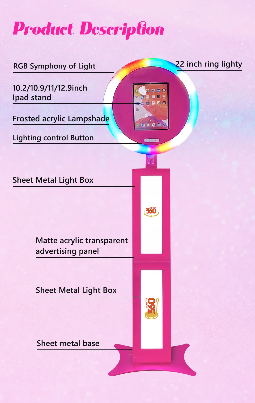 Mesin Photo Booth Oval 12.9 Ip - Photo Booth Machine ulasan dan harga
