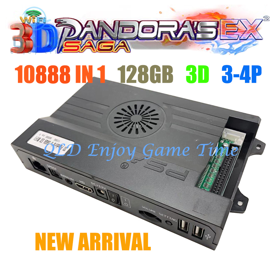 Kotak Arcade 128GB 3D Pandora  - Trackball Controller Arcade ulasan dan harga
