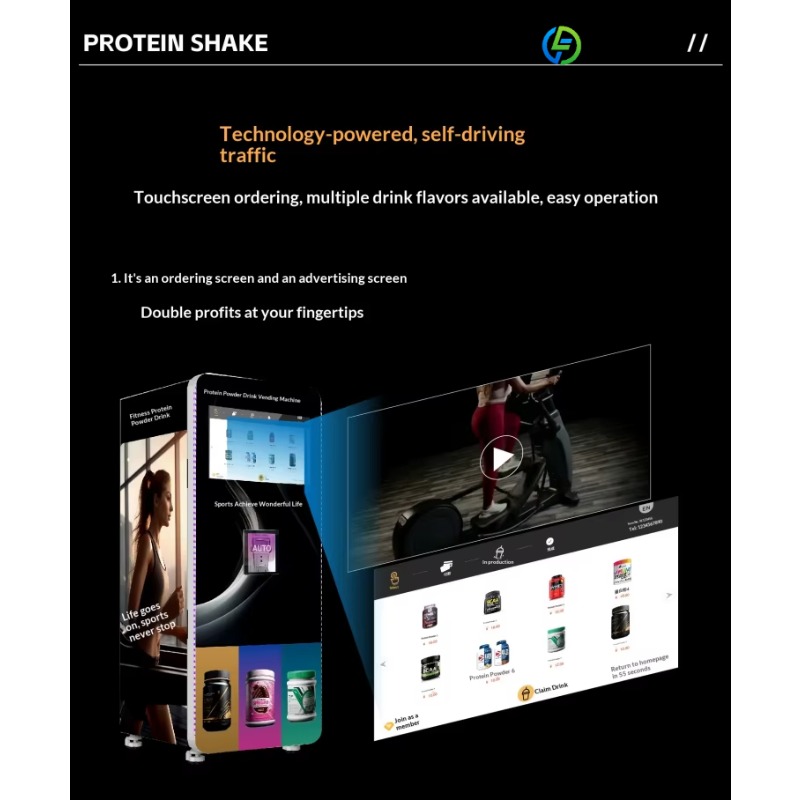 Mesin Penjual Protein Shake de - Vending Machine Qr Code ulasan dan harga