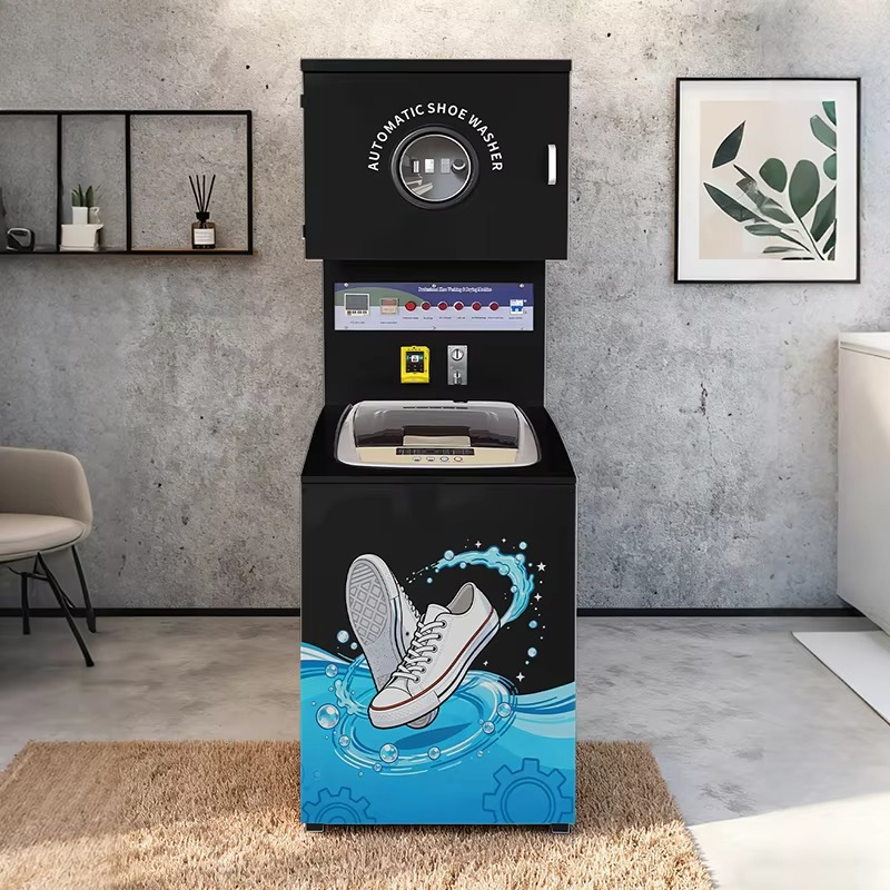 Mesin Vending Pembersih Sepatu - Coin Pusher Machine ulasan dan harga