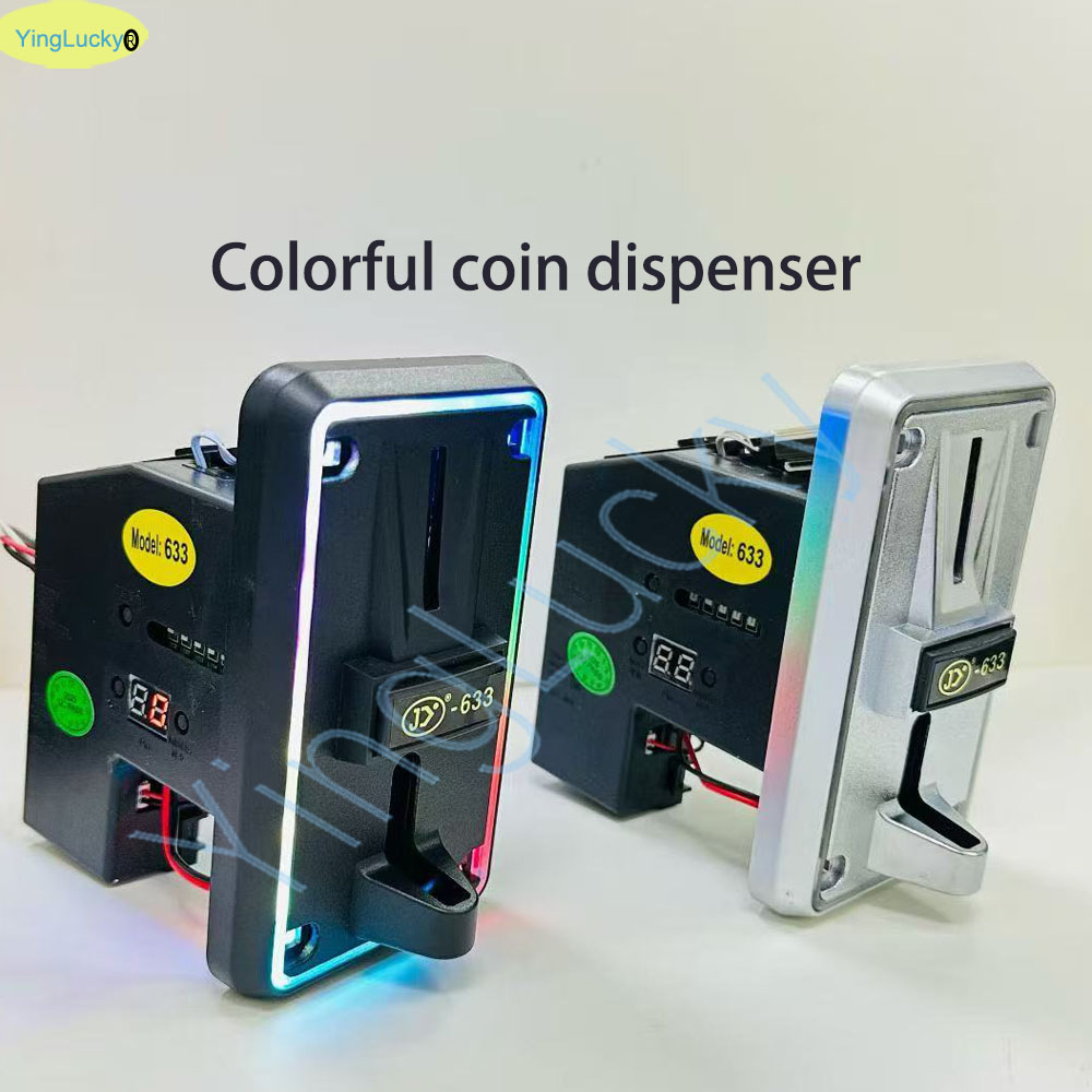 Penerima Koin Multi Warna LED, - Arcade Vending & Laundry Revenue ulasan dan harga