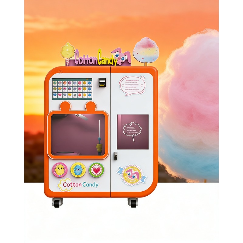 Mesin Penjual Permen Kapas Oto - Arcade Vending & Laundry Revenue ulasan dan harga