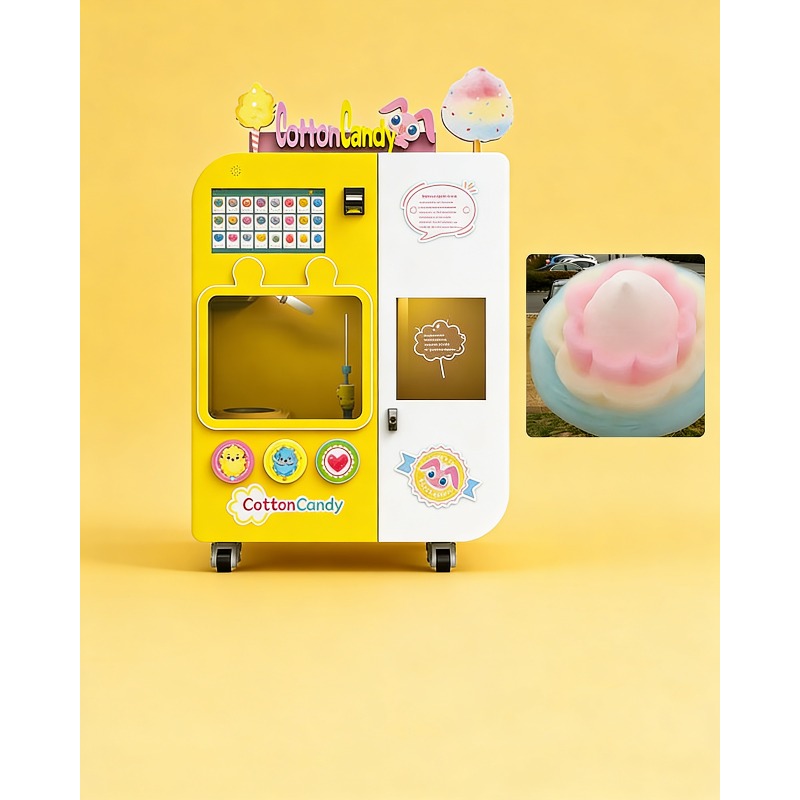 Mesin Penjual Permen Kapas Oto - Arcade Vending & Laundry Revenue ulasan dan harga