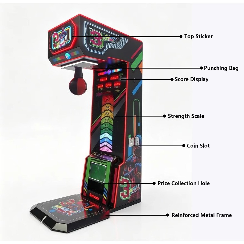 Mesin Simulator Tinju Elektron - Arcade Games & Vending Llc ulasan dan harga