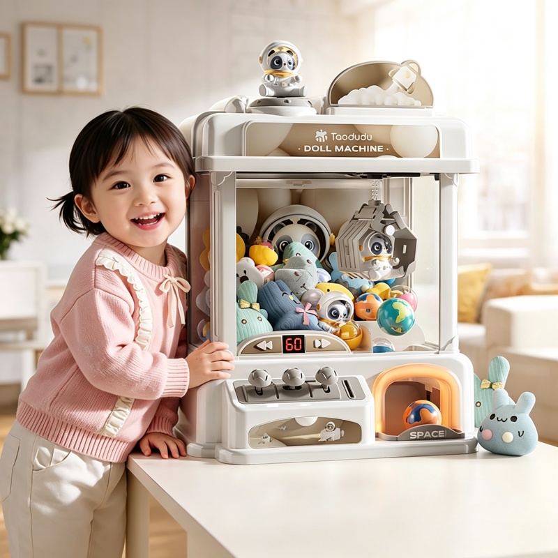 Mesin Cakar Mini Anak-anak Oto - Coin Pusher Machine ulasan dan harga